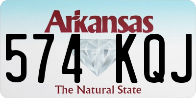 AR license plate 574KQJ