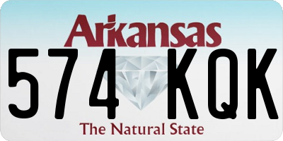 AR license plate 574KQK