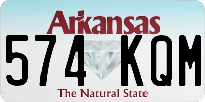 AR license plate 574KQM