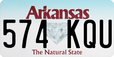 AR license plate 574KQU