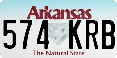 AR license plate 574KRB