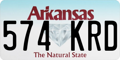 AR license plate 574KRD