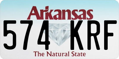 AR license plate 574KRF