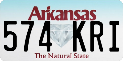 AR license plate 574KRI