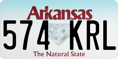 AR license plate 574KRL