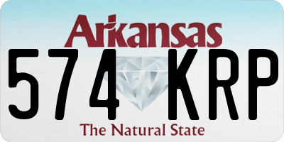 AR license plate 574KRP