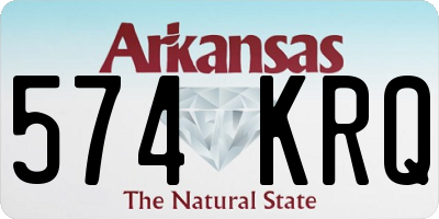 AR license plate 574KRQ