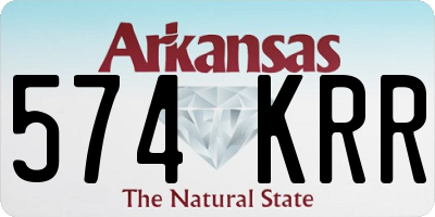 AR license plate 574KRR