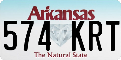 AR license plate 574KRT