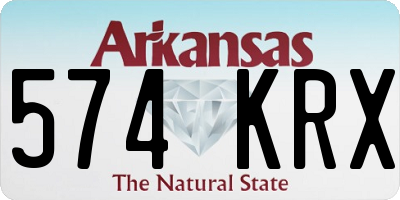 AR license plate 574KRX