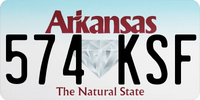 AR license plate 574KSF