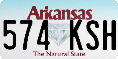 AR license plate 574KSH