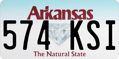 AR license plate 574KSI