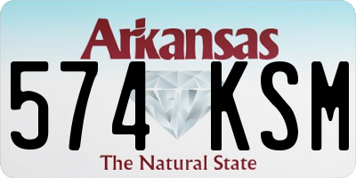 AR license plate 574KSM