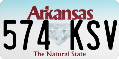 AR license plate 574KSV