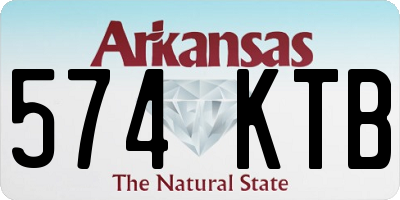 AR license plate 574KTB