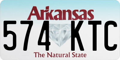 AR license plate 574KTC