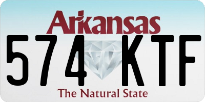 AR license plate 574KTF