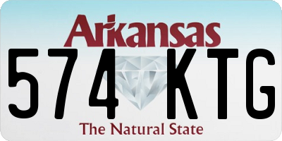 AR license plate 574KTG