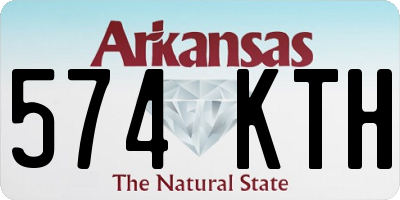 AR license plate 574KTH