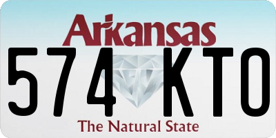 AR license plate 574KTO