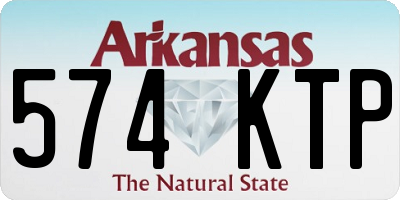 AR license plate 574KTP