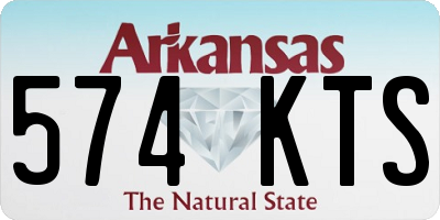 AR license plate 574KTS