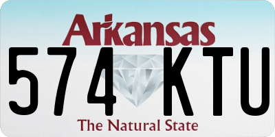 AR license plate 574KTU