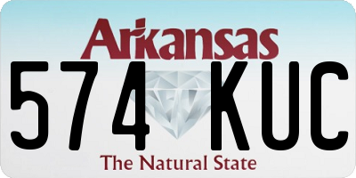 AR license plate 574KUC