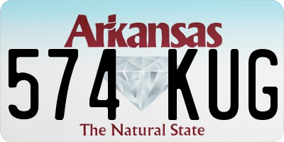 AR license plate 574KUG