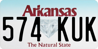 AR license plate 574KUK