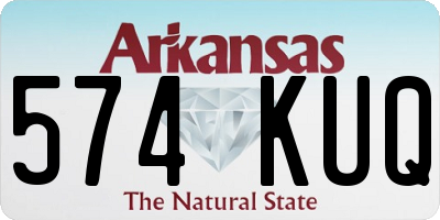 AR license plate 574KUQ