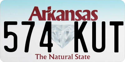 AR license plate 574KUT