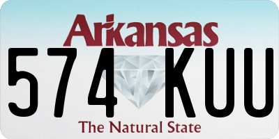AR license plate 574KUU
