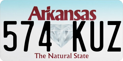 AR license plate 574KUZ