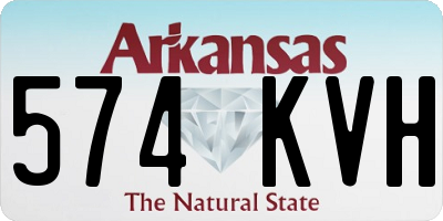 AR license plate 574KVH