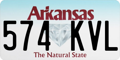 AR license plate 574KVL
