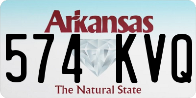 AR license plate 574KVQ