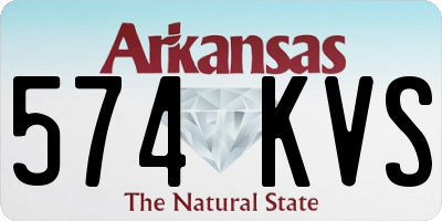 AR license plate 574KVS