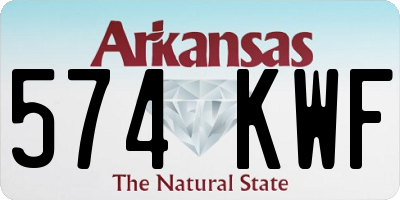 AR license plate 574KWF