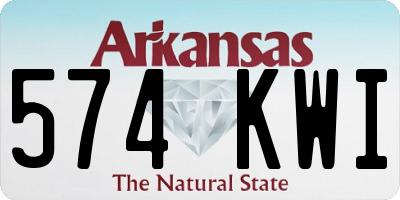 AR license plate 574KWI