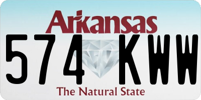 AR license plate 574KWW