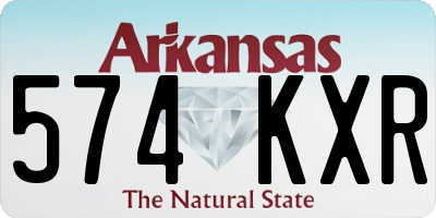 AR license plate 574KXR
