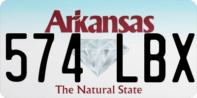 AR license plate 574LBX