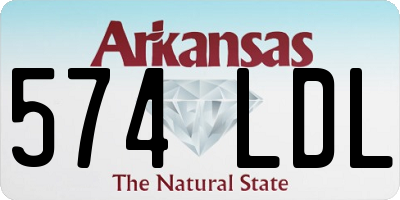 AR license plate 574LDL