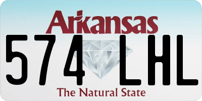 AR license plate 574LHL