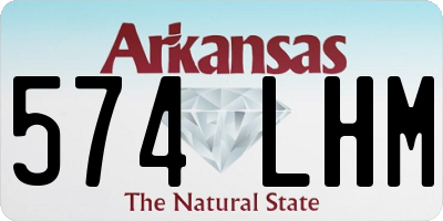 AR license plate 574LHM