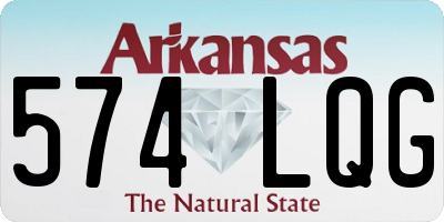 AR license plate 574LQG