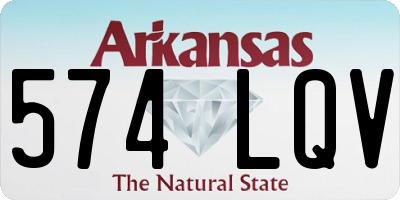 AR license plate 574LQV