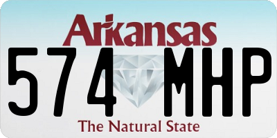 AR license plate 574MHP
